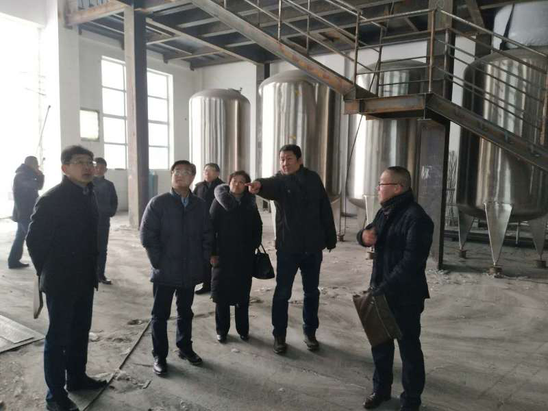 侯文玲黨委書記一行赴天山制藥調(diào)研引導工作